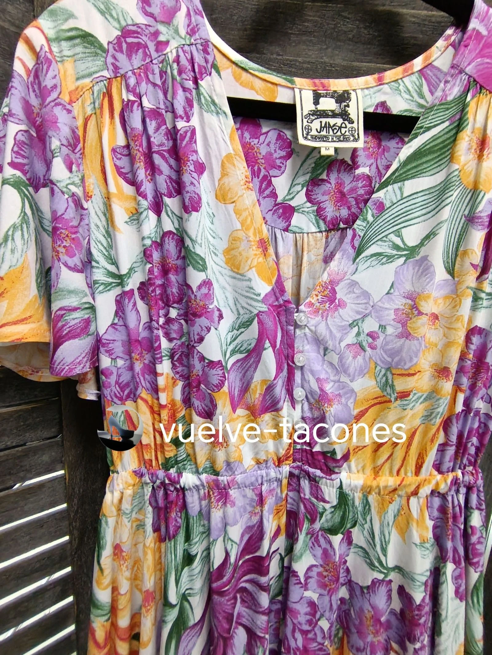 Asymmetrische bloemenjurk ♡ JAASE * maat M – photo 9